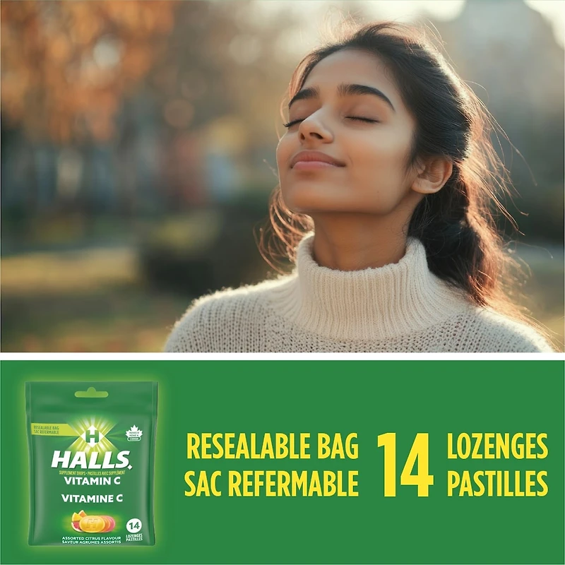 Mentho-Lyptus Honey Lemon 14 Count Bag