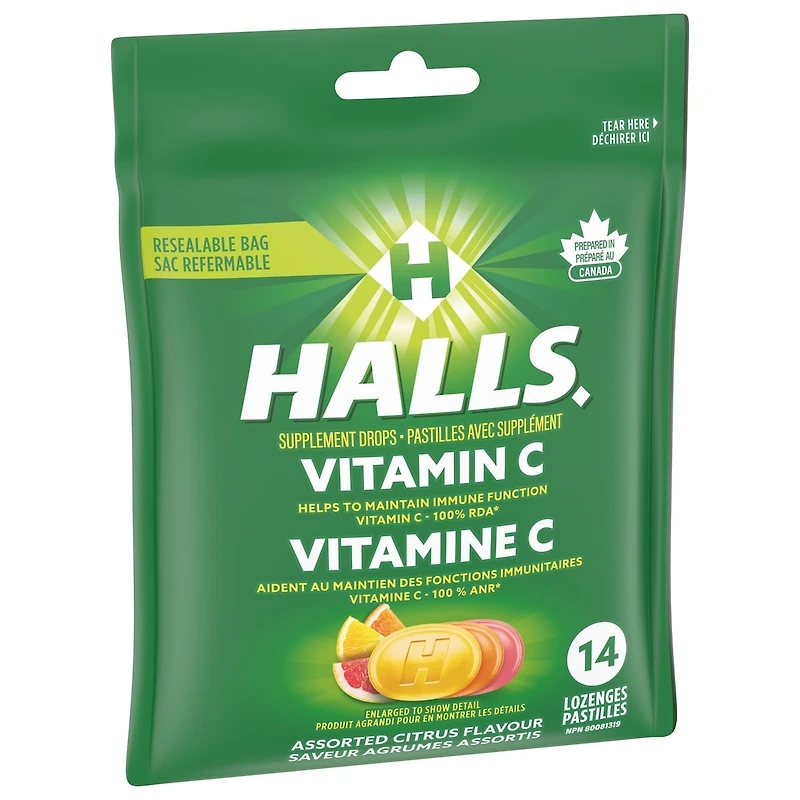 Mentho-Lyptus Honey Lemon 14 Count Bag