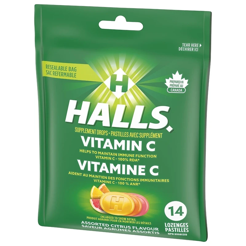 Mentho-Lyptus Honey Lemon 14 Count Bag