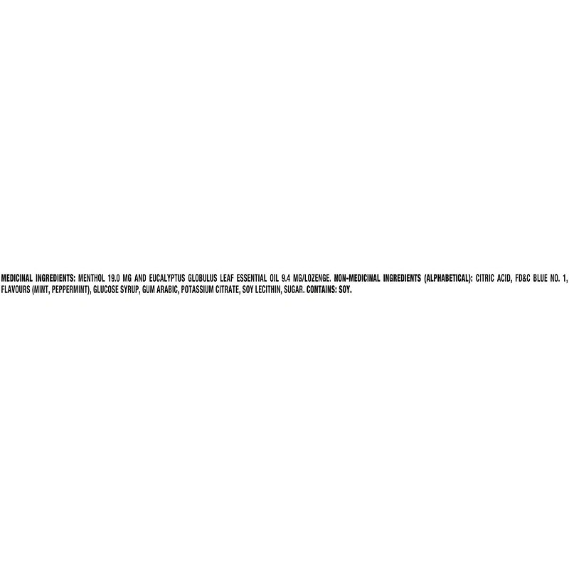 Pastilles mentho-lyptus menthol extra fort