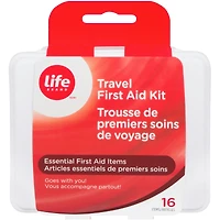 Trousse de premiers soins de voyage 16 articles