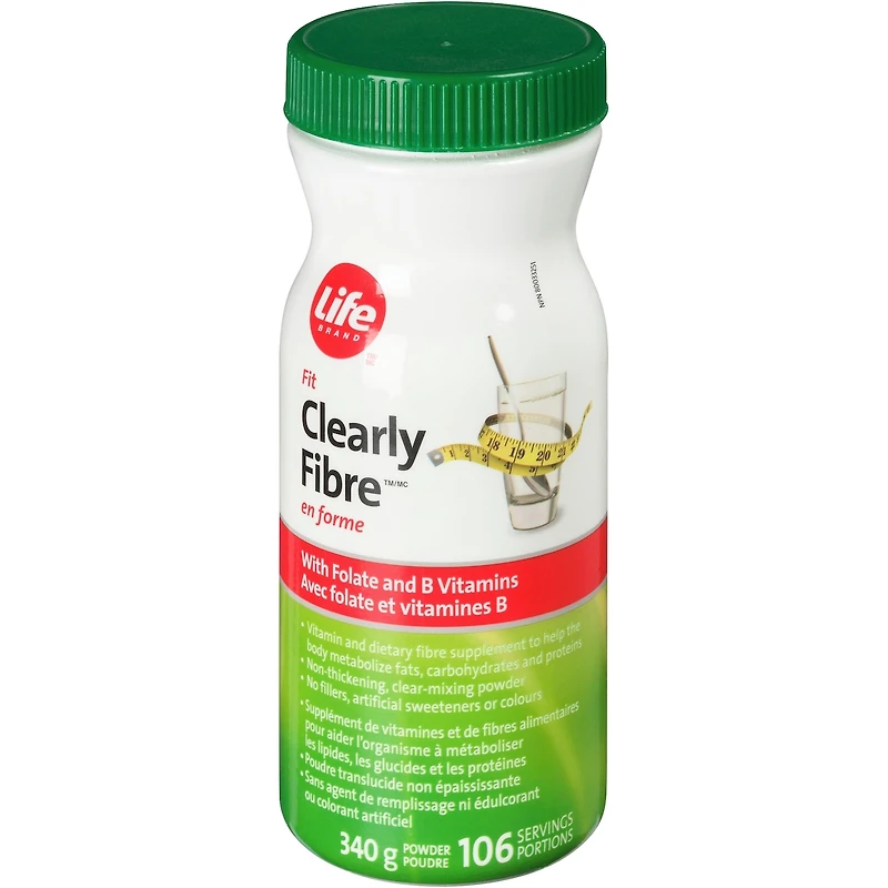 Cleary Fibre Gestion de la forme avec folae et vitamines B