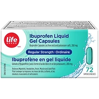 Ibuprofène en gel liquide