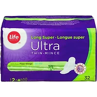 Life Ultra Thin Long Super With Flexi-Wings