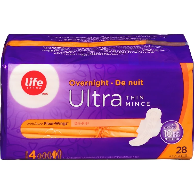 Life Ultra minces de nuits Avec Flexi-Wings