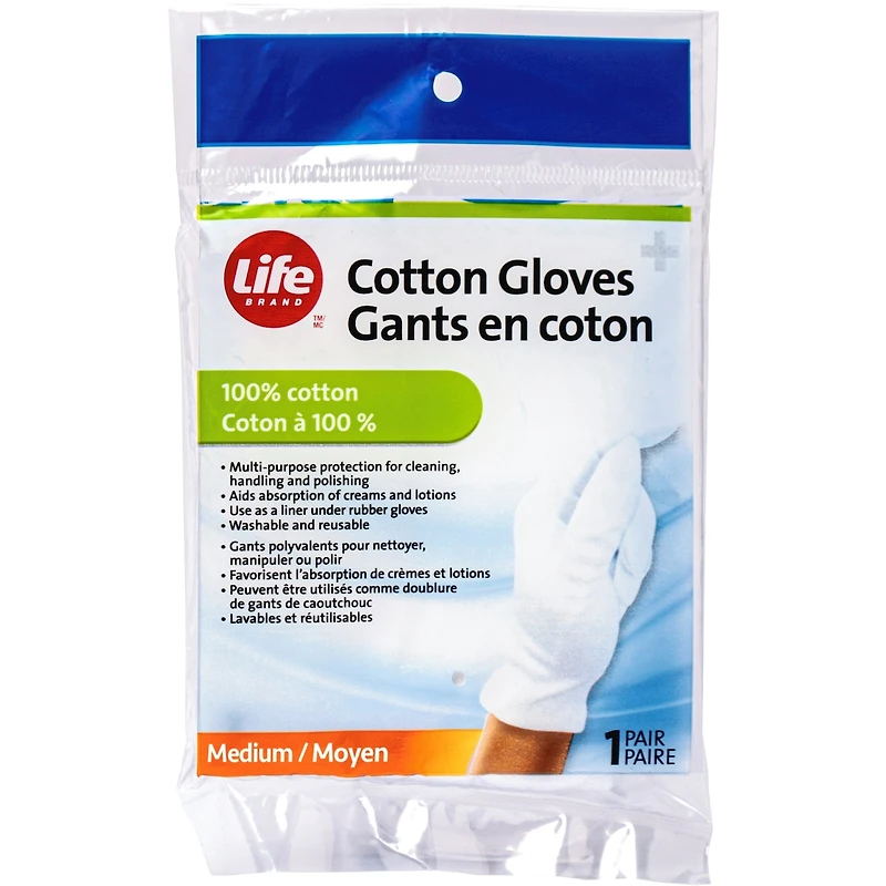 Cotton gloves - medium