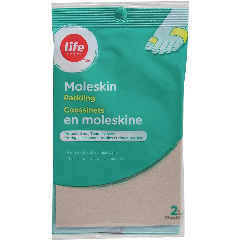 Coussinets en moleskine