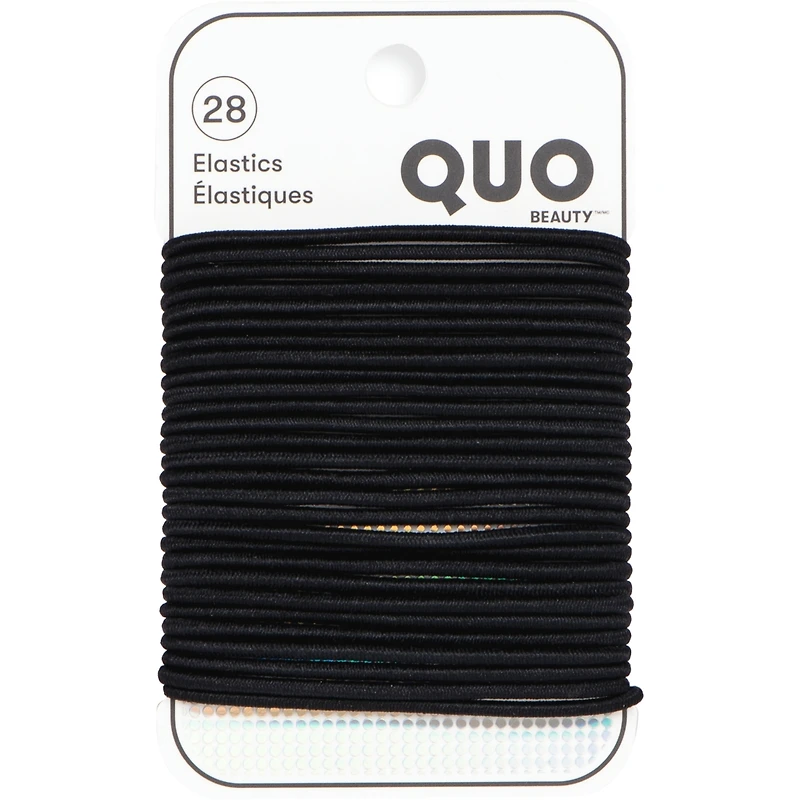 28pk Thin Elastics Blk
