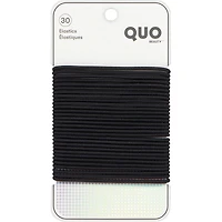 Élastiques minces et larges, 30/paq, Noir