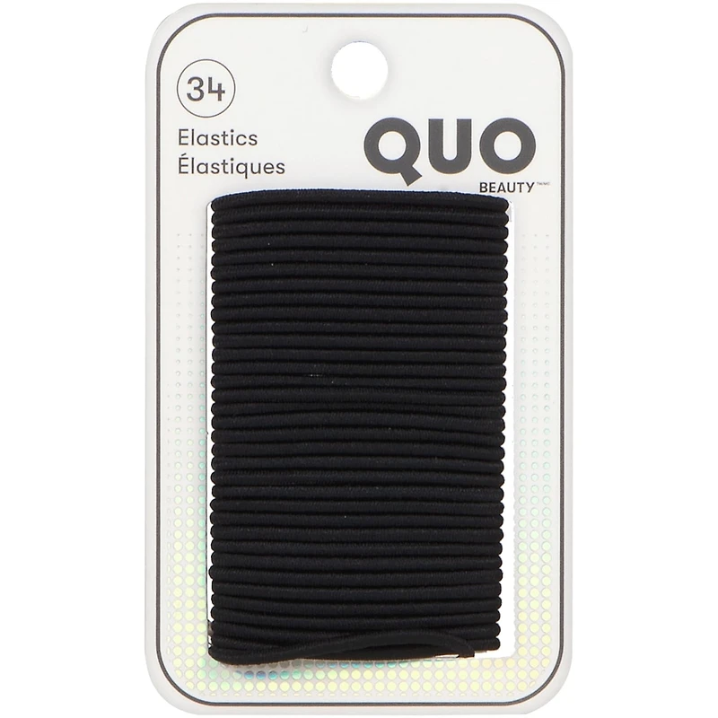 34pk Thin Elastics Blk