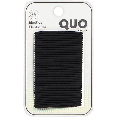 34pk Thin Elastics Blk