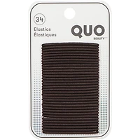 Élastiques minces, 34/paq, Brun