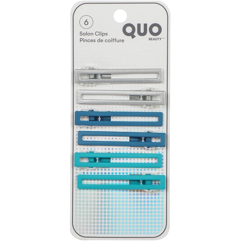 6pk Sml Rectangular Salon Clips