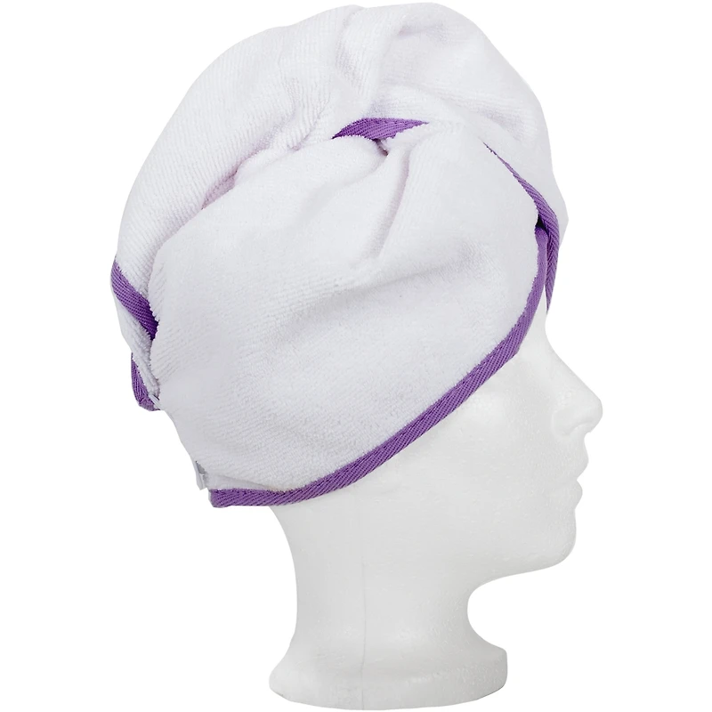 Serviette-turban pour cheveux