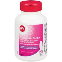 Collagen + Biotin
2500mcg/5000mcg