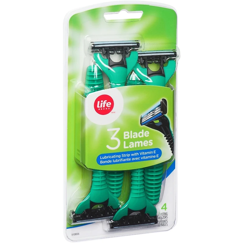 Rasoirs jetables  à triple lames,  pour hommes
