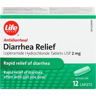 DIARRHEA RELIEF Loperamide Hydrochloride Tablets, USP