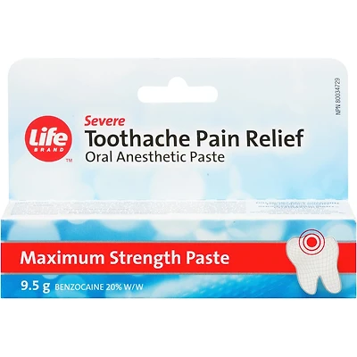 Soulagement du mal de dents pate a concentration maximale