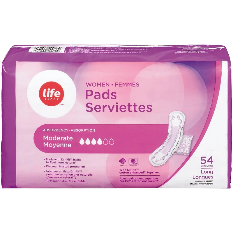 Femmes Serviettes Absorption Moyene