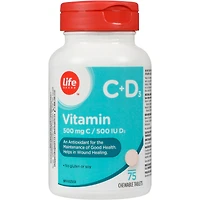 Vitamine C+D3  500 mg de C / 500 UI de D3