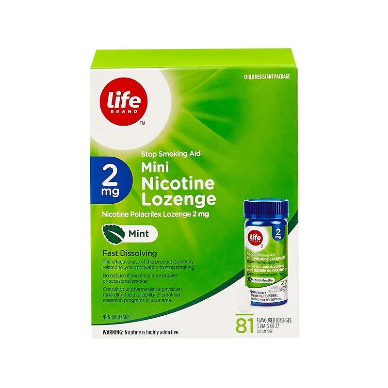 Mini Nicotine Lozenges 2 mg