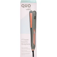 Fer à lisser cuivre et céramique de 1 po Quo Beauty