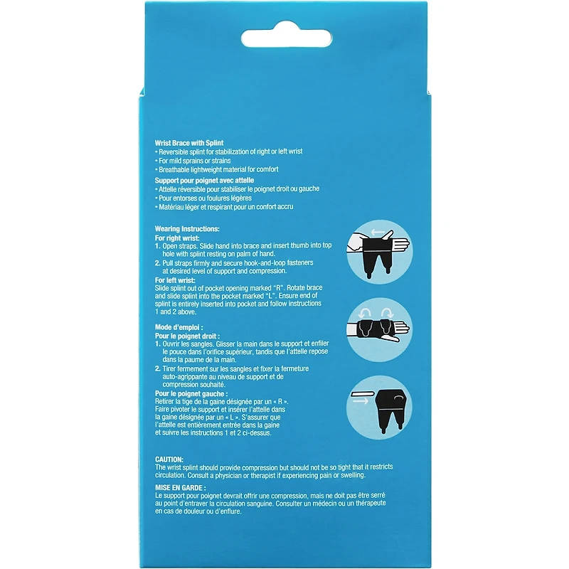 Wrist Brace with Splint One Size