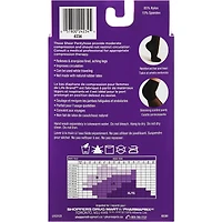 Bas diaphane de compression bas-culotte -20