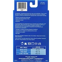 LB Sheer Hosiery Knee High Black Medium -20 Compression