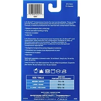 LB Sheer Hosiery Knee High Black Large -20 Compression