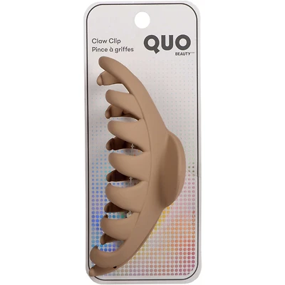 Large Tan Claw Clip