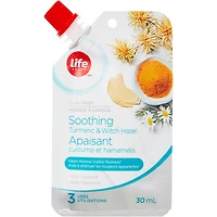 Apaisant curcuma et hamamélis masque à l'argile