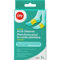 Manchons pour la voûte plantaire tout gel