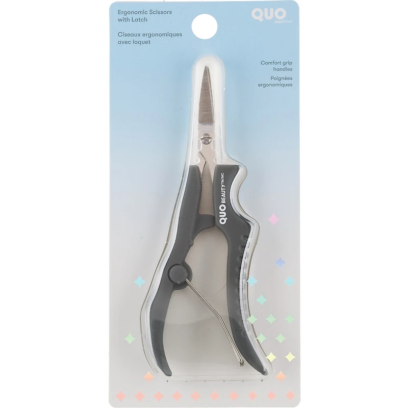 Ciseaux ergonomiques avec loquet