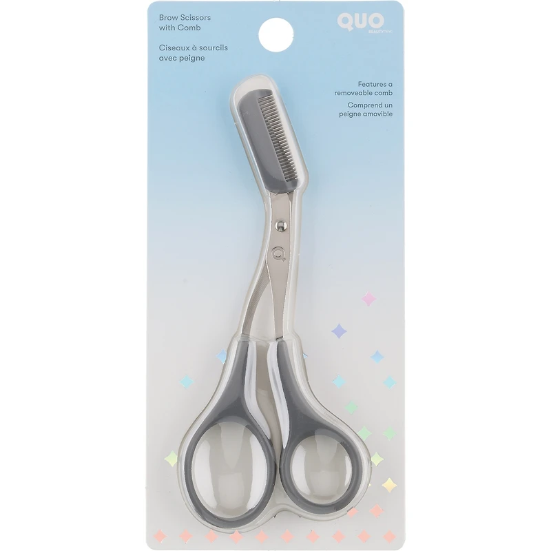 Ciseaux à sourcils avec peigne