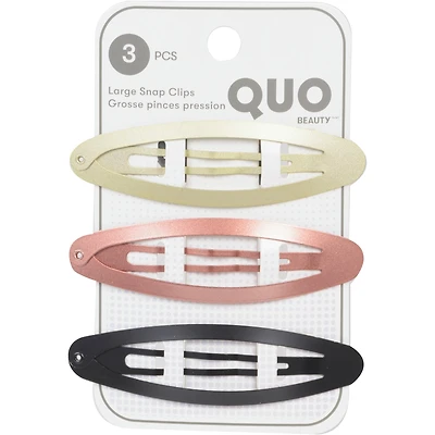 Paquet De 3 Barrettes Géantes Qb