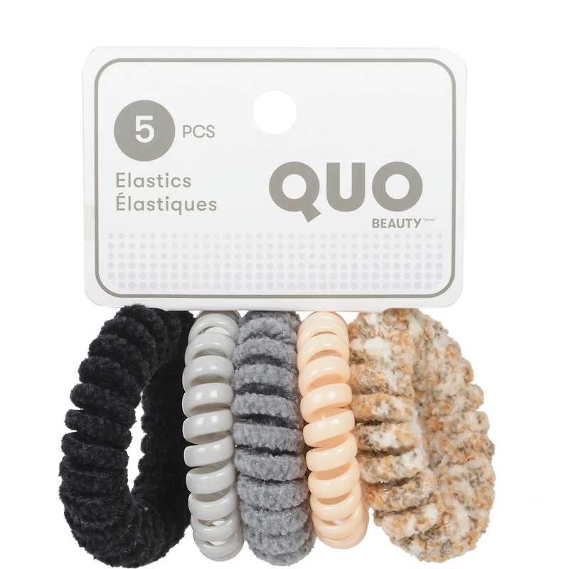 Paquet De 5 Élastiques En Spirale Texturés Qb