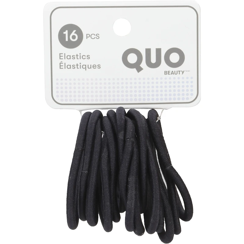 Paquet De 16 Élastiques En Silicone Qb Noir