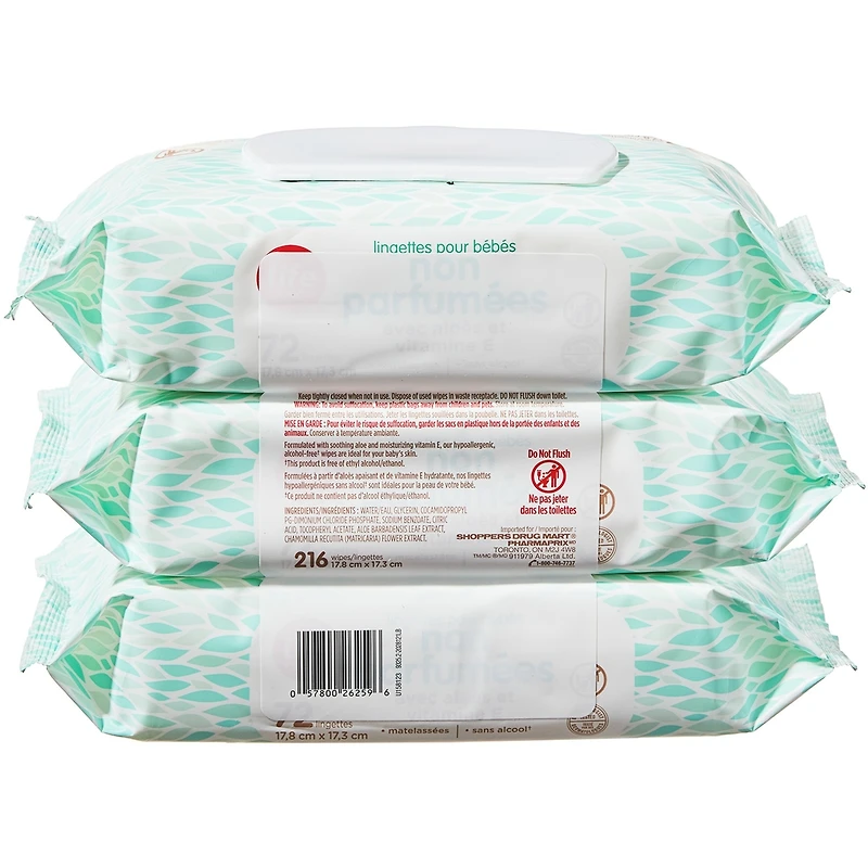 Unscented Baby Wipes