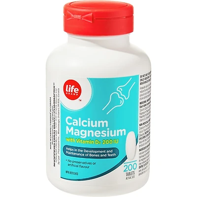 Calcium Magnesium with Vitamin D3 200 IU