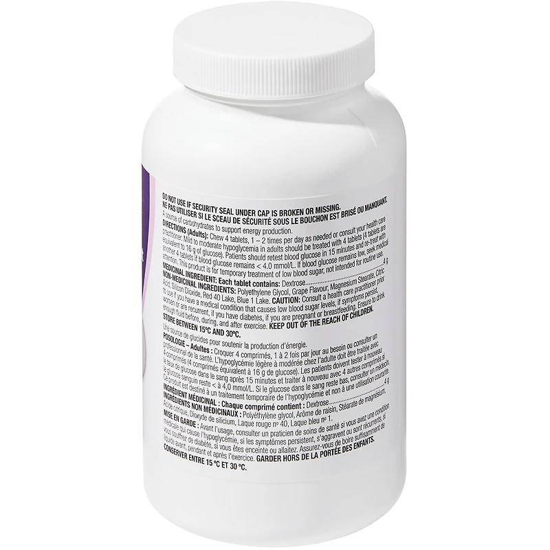 LifeComprimes de dextrose croquables de 4g