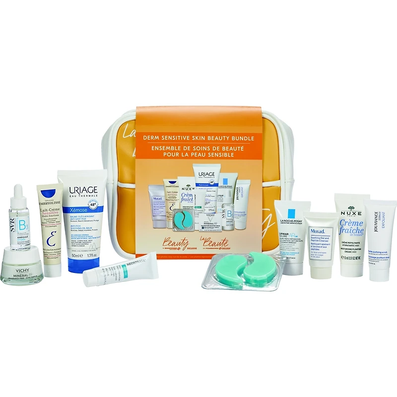 Ensemble beauté de soins pour la peau sensible