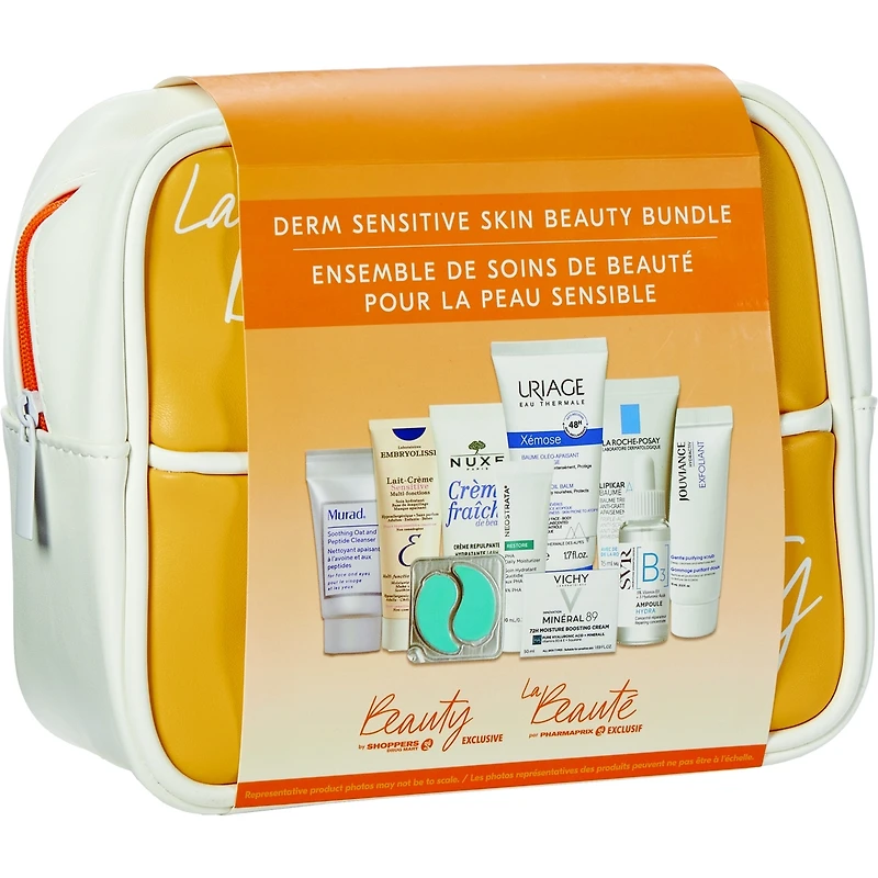 Ensemble beauté de soins pour la peau sensible