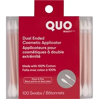 Applicateurs pour cosmétiques à double extrémité