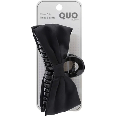 Claw Clip Bow Black
