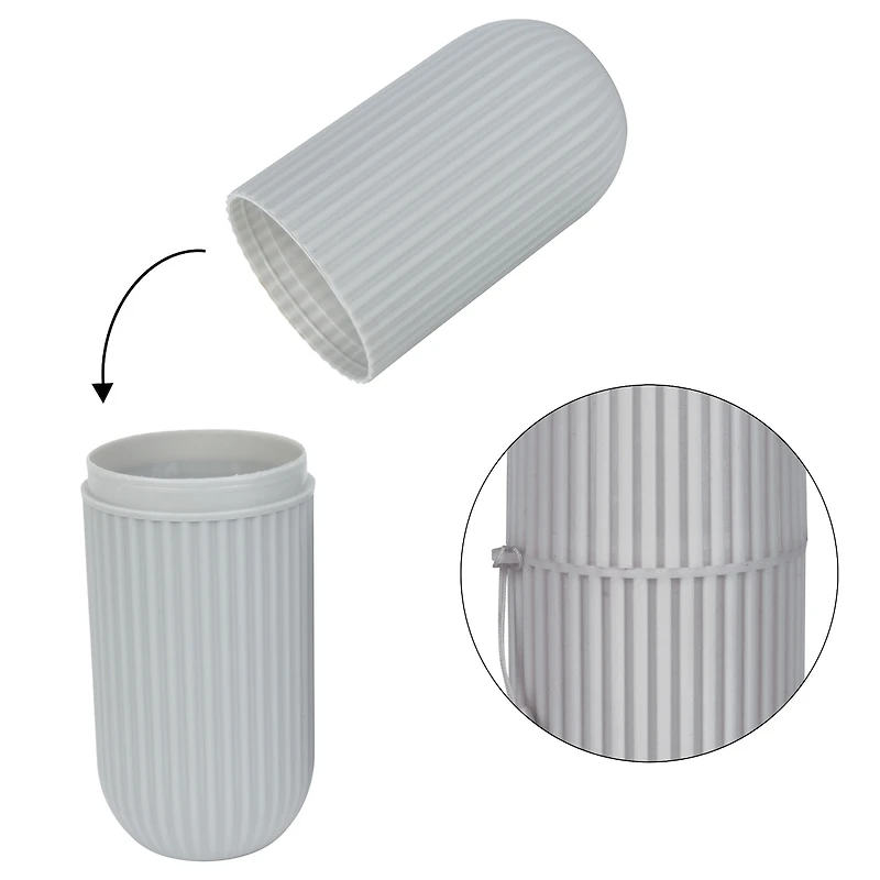 Trousse De Rangement Pour Hygiène Buccale - Gris