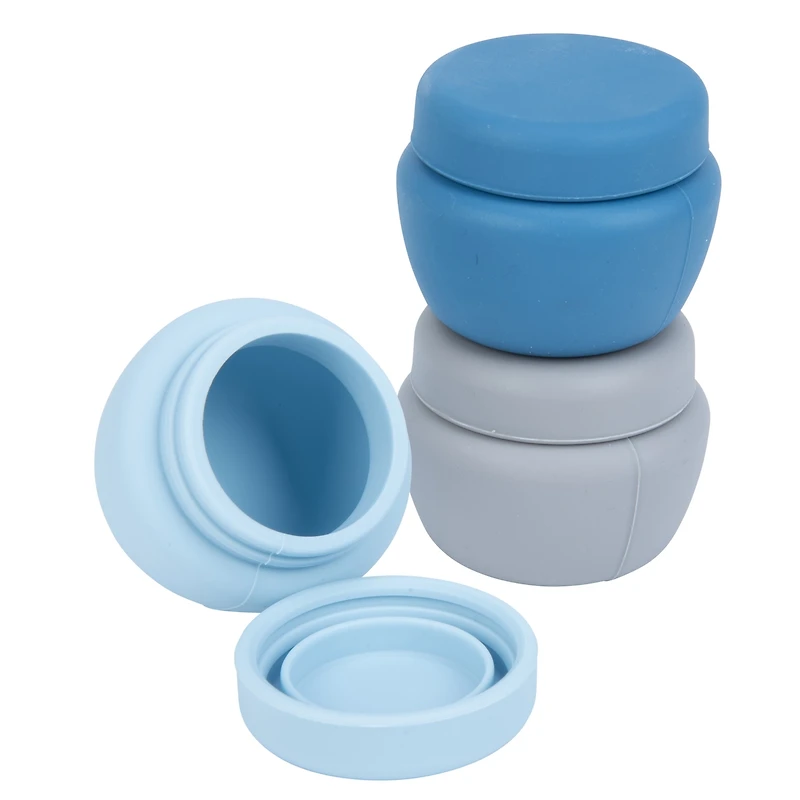 Pots Empilables En Silicone, 50 Ml - 3 Unités