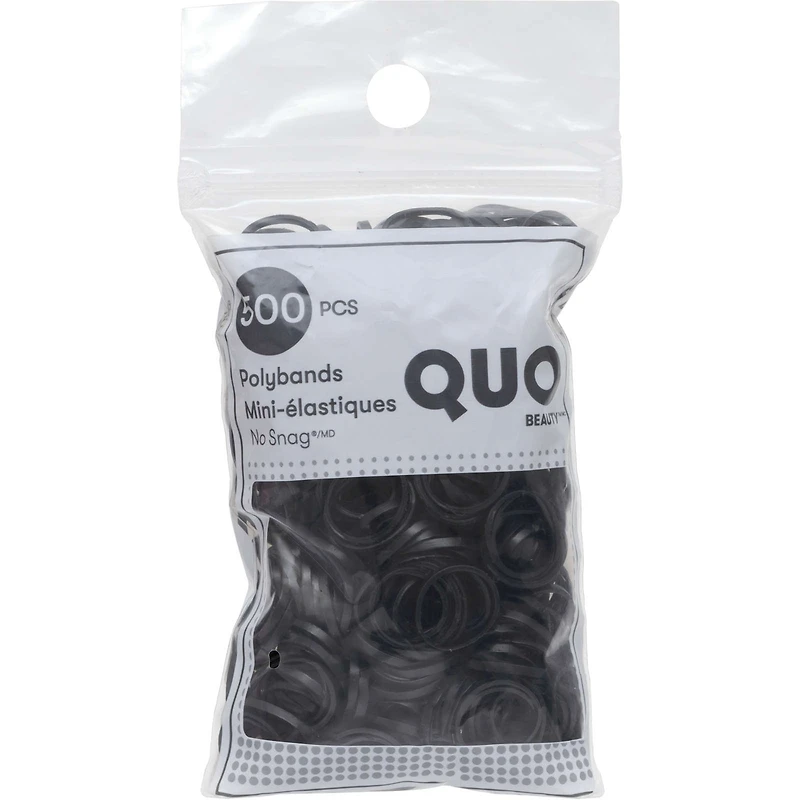 Paquet De 500 Mini Élastiques, Noir