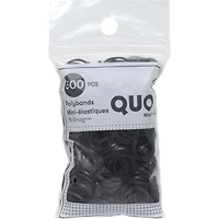 Paquet De 500 Mini Élastiques, Noir