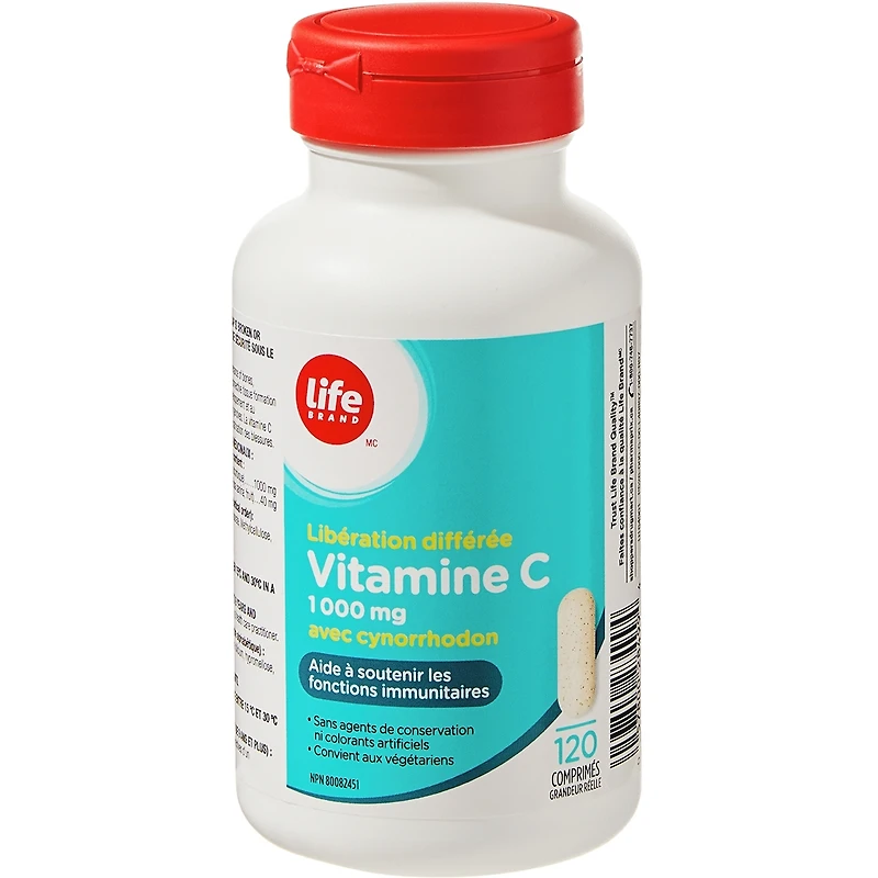 Vitamine C 1000 mg avec cynorrhodon